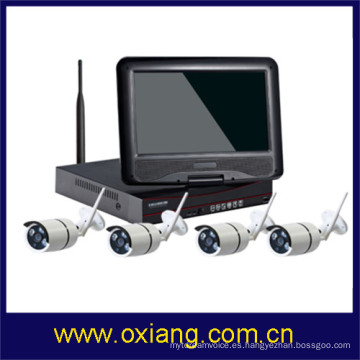 Sistema de seguridad 1080P Wireless NVR Kit Cámara CCTV inalámbrica más pequeña